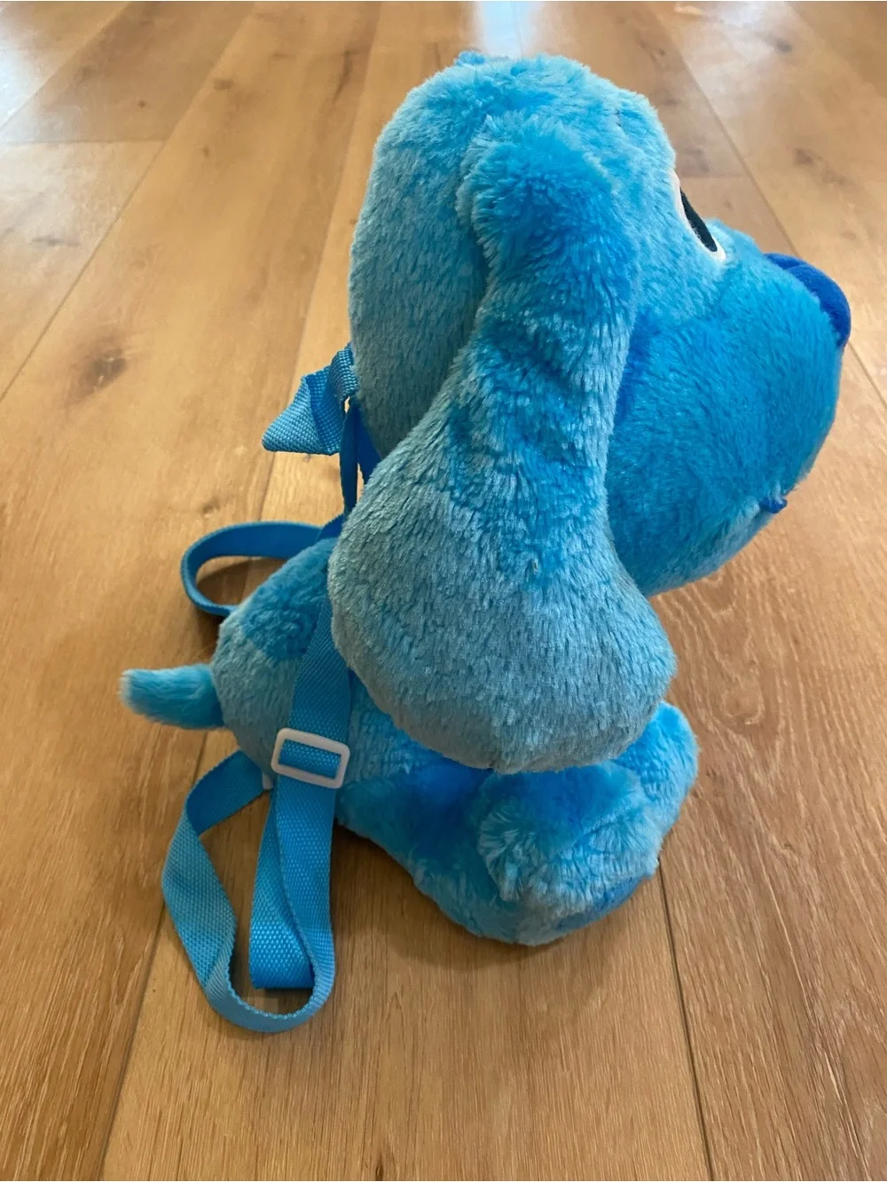 Nickelodeon Blue's Clues & You Plush Blue Pouch Backpack Kidcore Animation Show - Picture 4 of 9